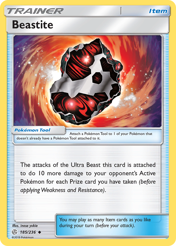 Beastite (185/236) [Sun & Moon: Cosmic Eclipse] | Cracking-Singles