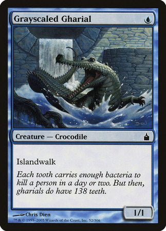 Grayscaled Gharial [Ravnica: City of Guilds] | Cracking-Singles