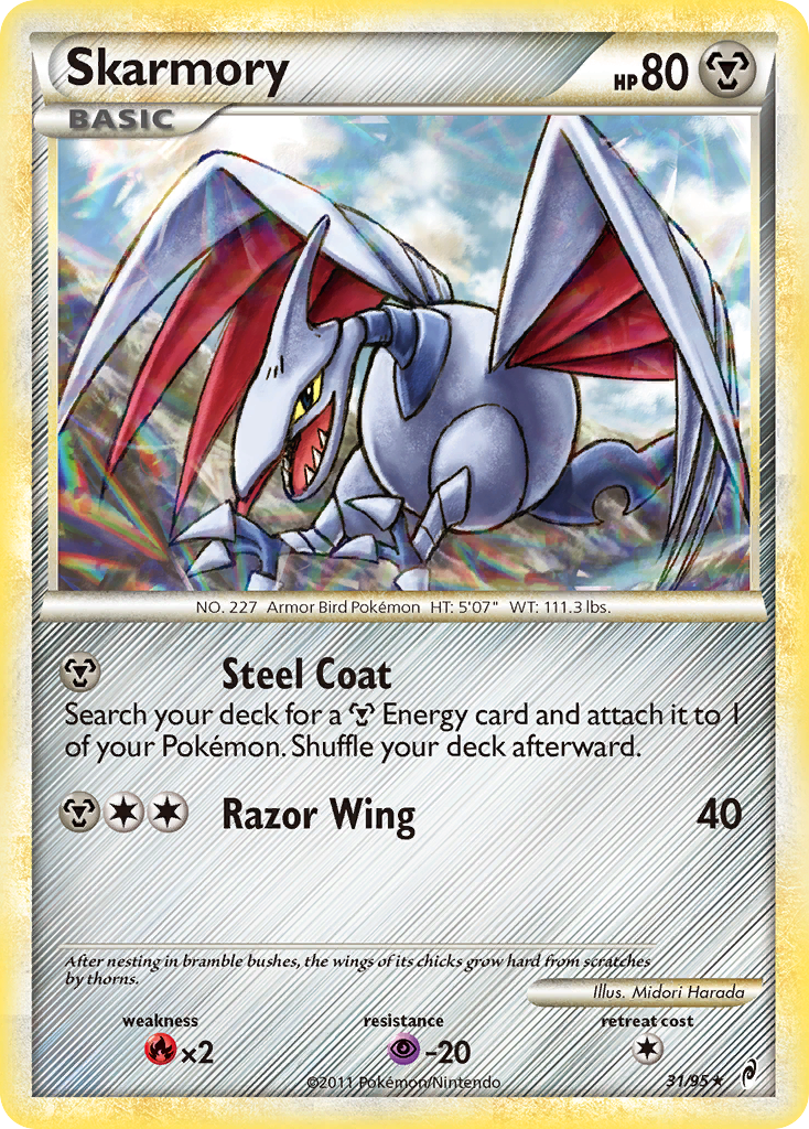 Skarmory (31/95) [HeartGold & SoulSilver: Call of Legends] | Cracking-Singles