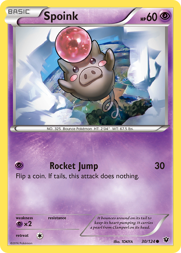 Spoink (30/124) [XY: Fates Collide] | Cracking-Singles