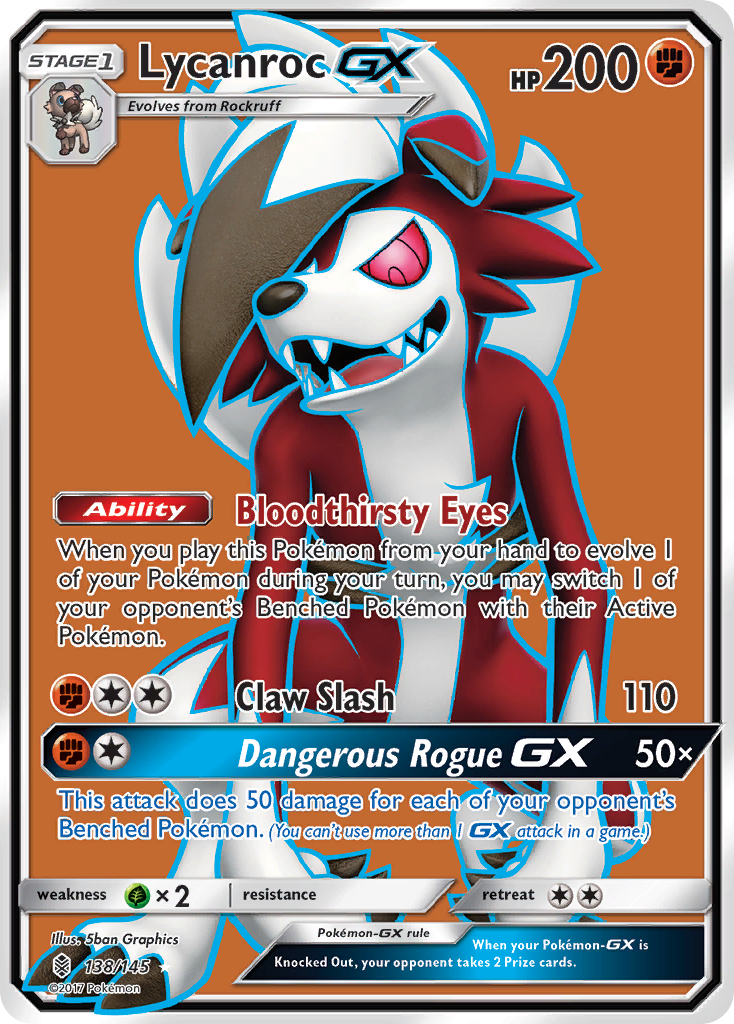 Lycanroc GX (138/145) [Sun & Moon: Guardians Rising] | Cracking-Singles