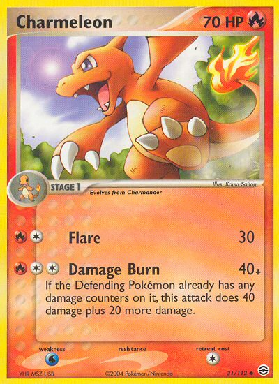 Charmeleon (31/112) [EX: FireRed & LeafGreen] | Cracking-Singles