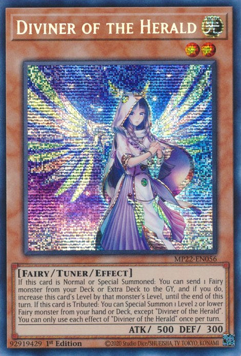 Diviner of the Herald [MP22-EN056] Prismatic Secret Rare | Cracking-Singles