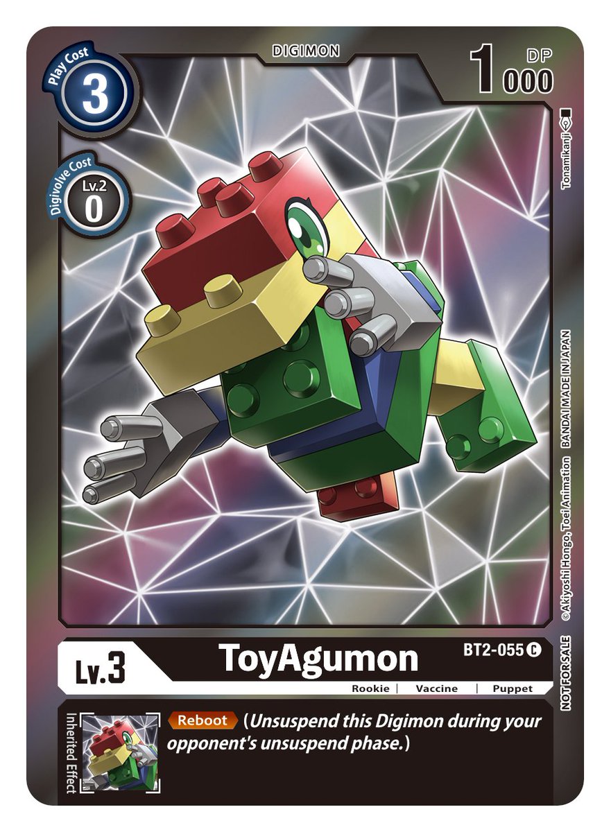 ToyAgumon [BT2-055] (Event Pack 2) [Release Special Booster Ver.1.0] | Cracking-Singles