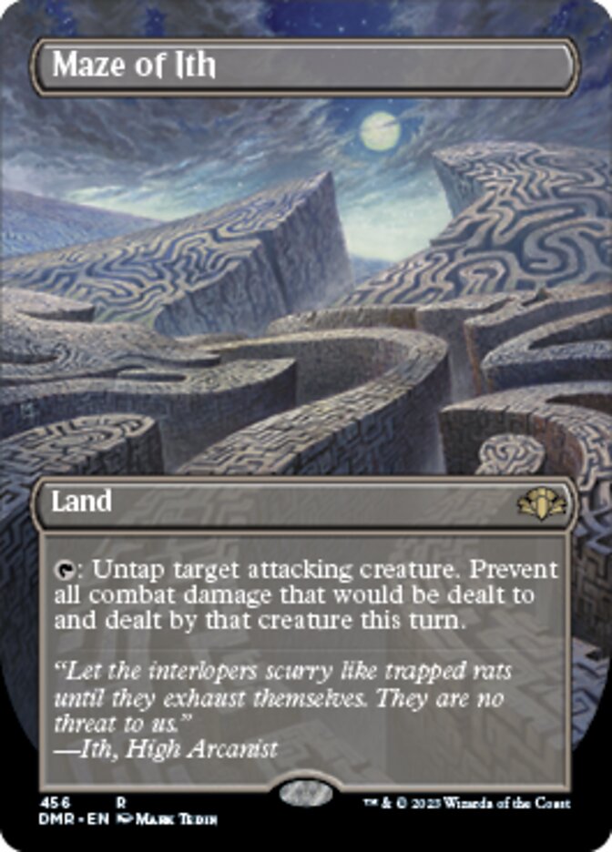 Maze of Ith (Borderless Alternate Art) [Dominaria Remastered] | Cracking-Singles