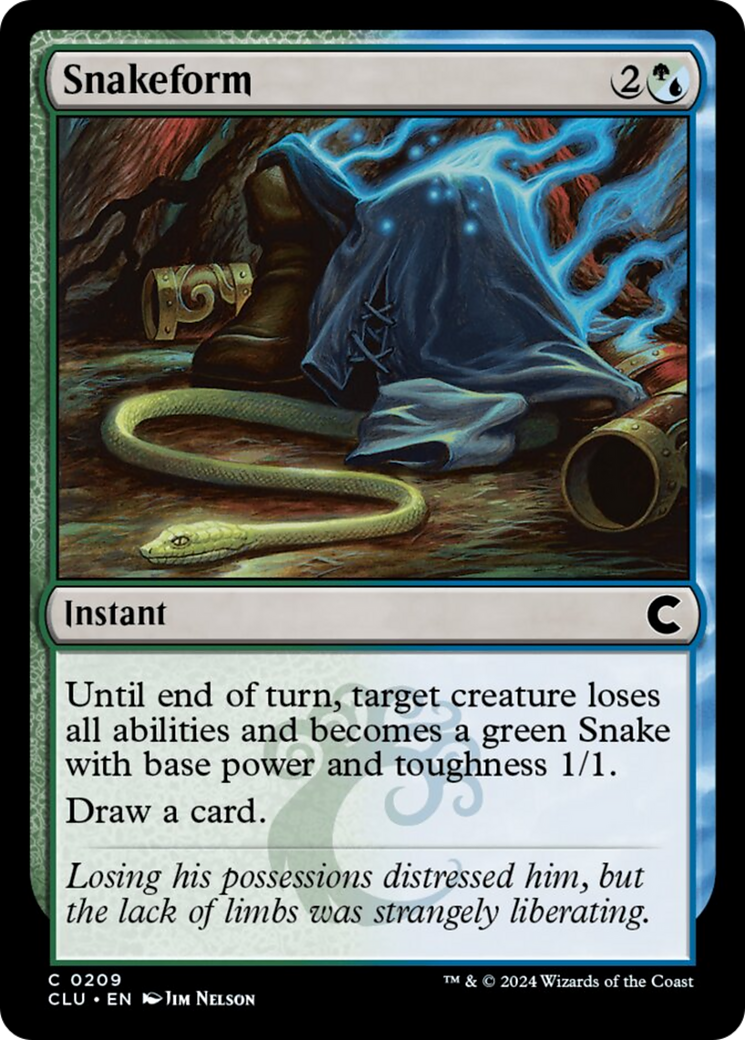 Snakeform [Ravnica: Clue Edition] | Cracking-Singles