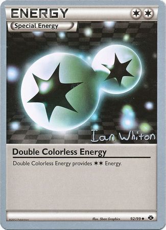 Double Colorless Energy (92/99) (American Gothic - Ian Whiton) [World Championships 2013] | Cracking-Singles