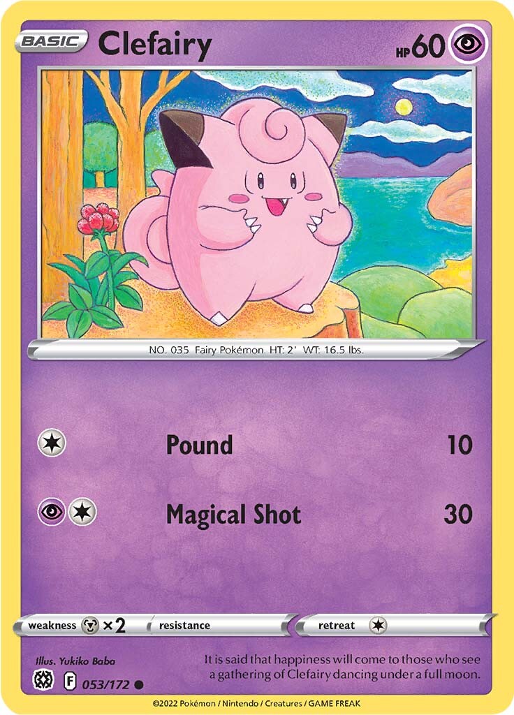 Clefairy (053/172) [Sword & Shield: Brilliant Stars] | Cracking-Singles