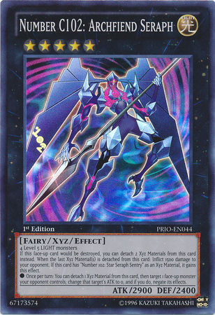 Number C102: Archfiend Seraph [PRIO-EN044] Super Rare | Cracking-Singles