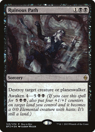 Ruinous Path [Battle for Zendikar Promos] | Cracking-Singles