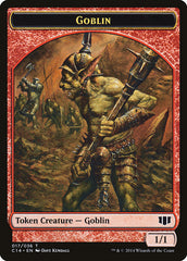 Goblin // Goat Double-sided Token [Commander 2014 Tokens] | Cracking-Singles