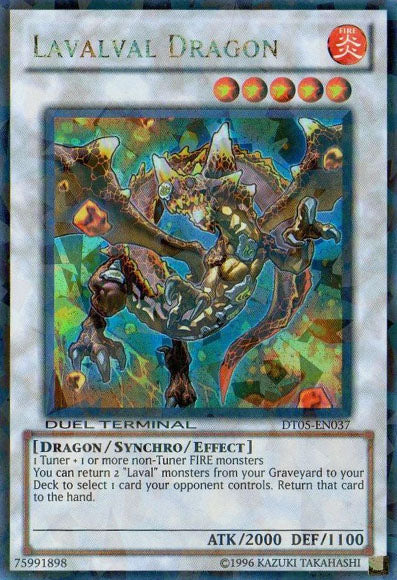 Lavalval Dragon [DT05-EN037] Ultra Rare | Cracking-Singles