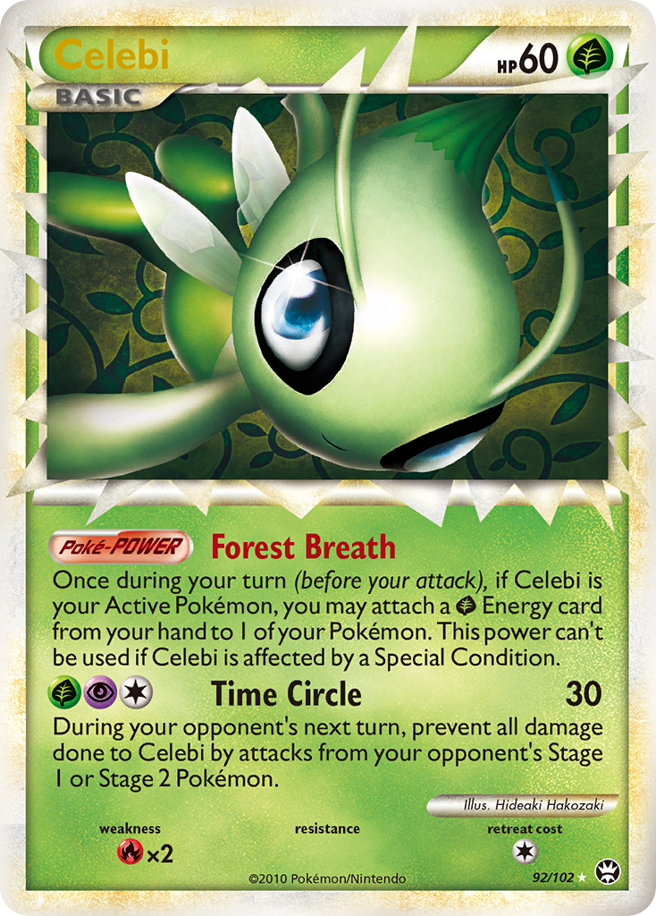 Celebi (92/102) [HeartGold & SoulSilver: Triumphant] | Cracking-Singles