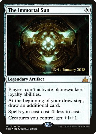 The Immortal Sun [Rivals of Ixalan Promos] | Cracking-Singles