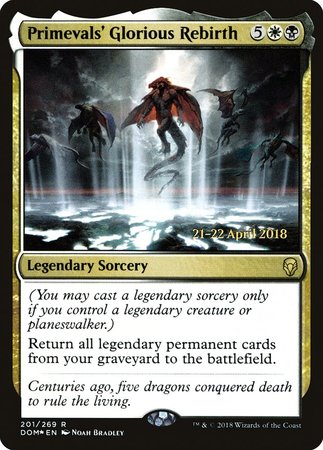 Primevals' Glorious Rebirth [Dominaria Promos] | Cracking-Singles