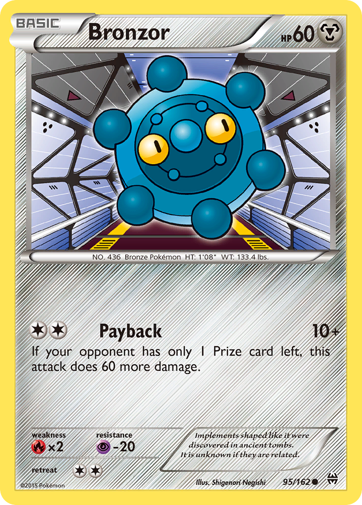 Bronzor (95/162) [XY: BREAKthrough] | Cracking-Singles