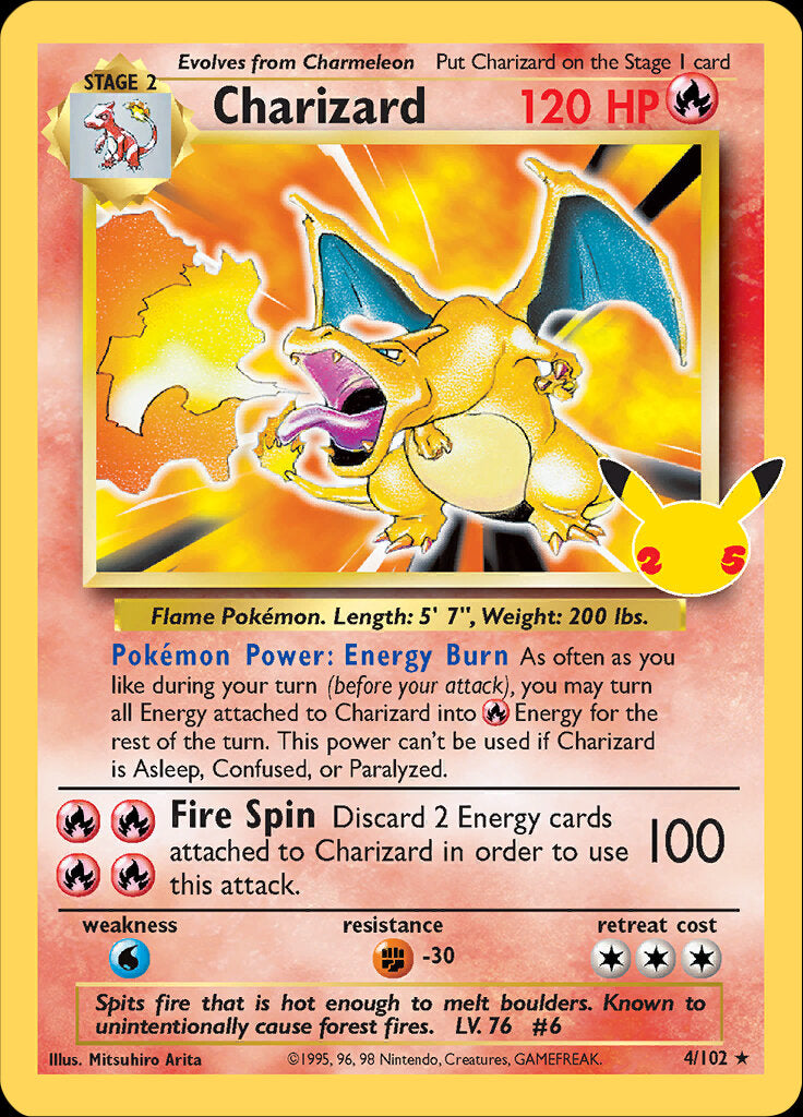 Charizard (4/102) [Celebrations: 25th Anniversary - Classic Collection] | Cracking-Singles