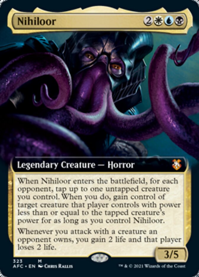 Nihiloor (Extended) [Dungeons & Dragons: Adventures in the Forgotten Realms Commander] | Cracking-Singles