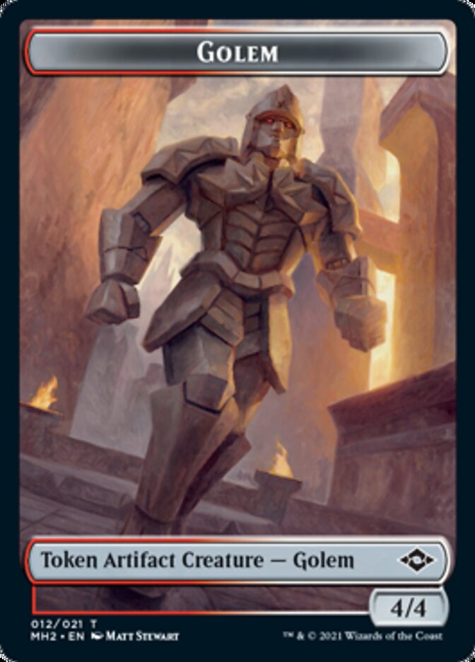 Golem Token [Modern Horizons 2 Tokens] | Cracking-Singles