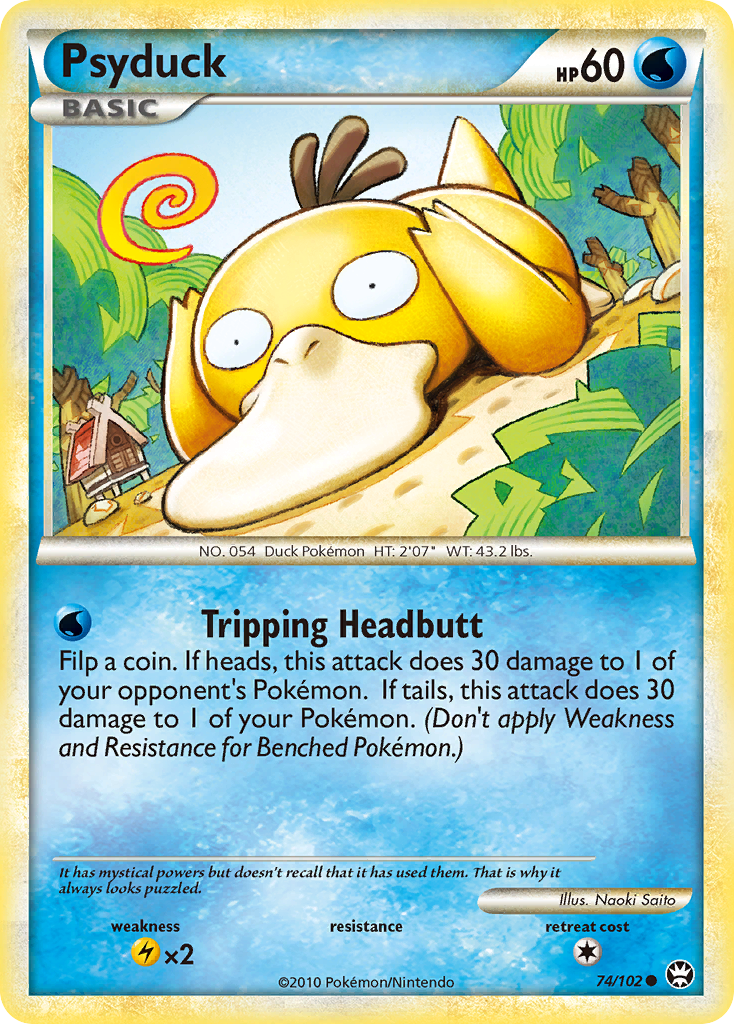 Psyduck (74/102) [HeartGold & SoulSilver: Triumphant] | Cracking-Singles