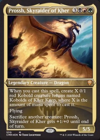 Prossh, Skyraider of Kher (Foil Etched) [Commander Legends] | Cracking-Singles