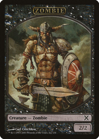 Zombie Token [Tenth Edition Tokens] | Cracking-Singles