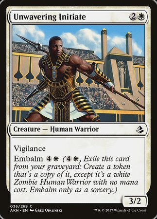 Unwavering Initiate [Amonkhet] | Cracking-Singles