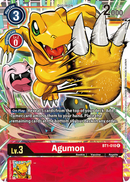 Agumon [BT1-010] (Dash Pack) [Release Special Booster Ver.1.0 Promos] | Cracking-Singles