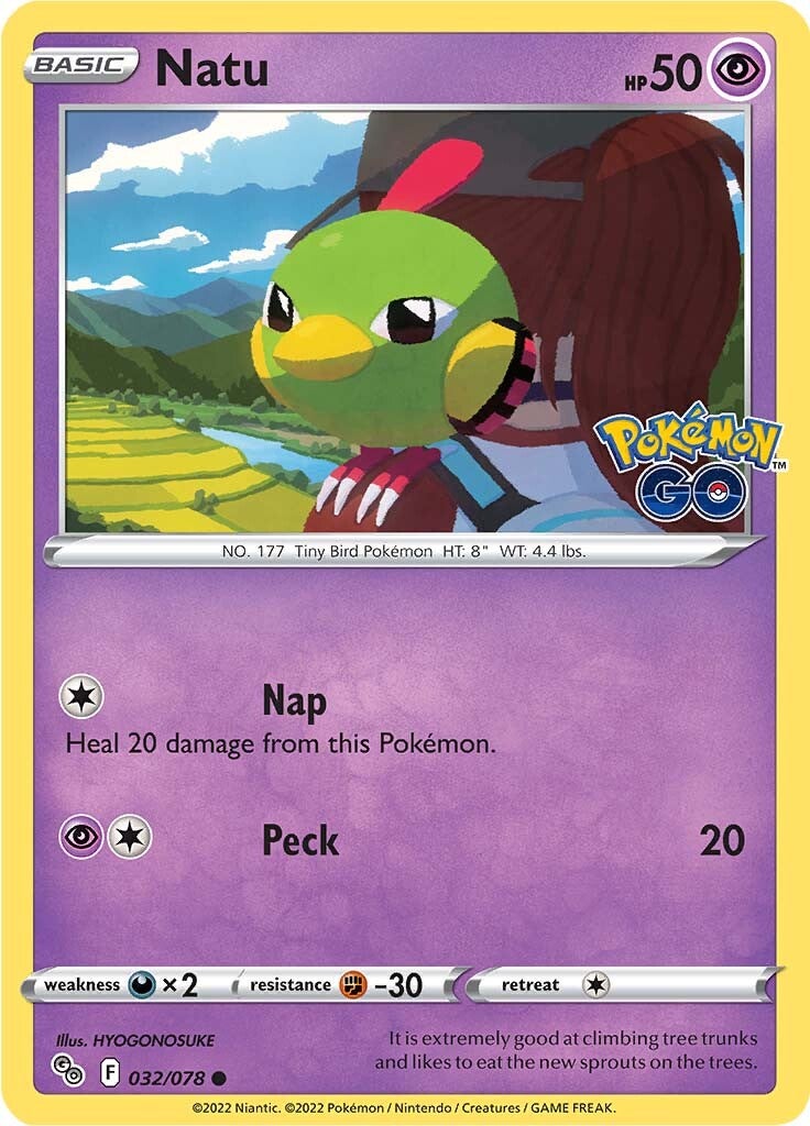 Natu (032/078) [Pokémon GO] | Cracking-Singles