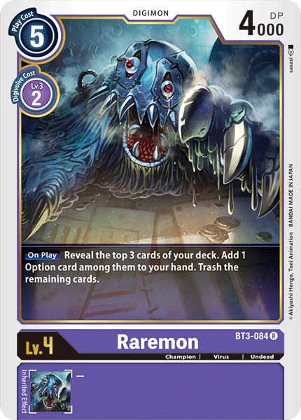 Raremon [BT3-084] [Release Special Booster Ver.1.0] | Cracking-Singles