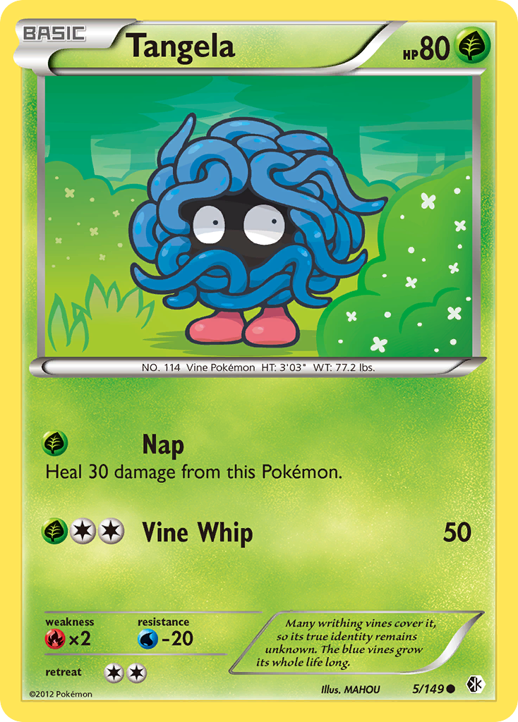 Tangela (5/149) [Black & White: Boundaries Crossed] | Cracking-Singles