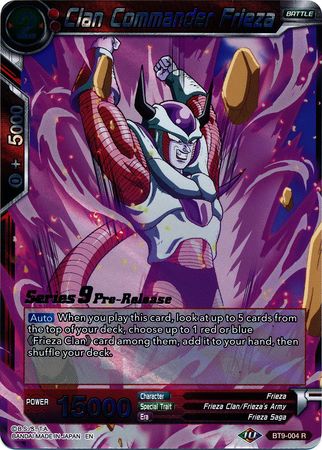 Clan Commander Frieza [BT9-004] | Cracking-Singles