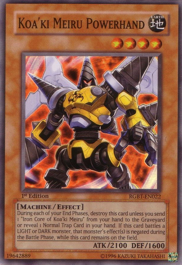 Koa'ki Meiru Powerhand [RGBT-EN022] Super Rare | Cracking-Singles