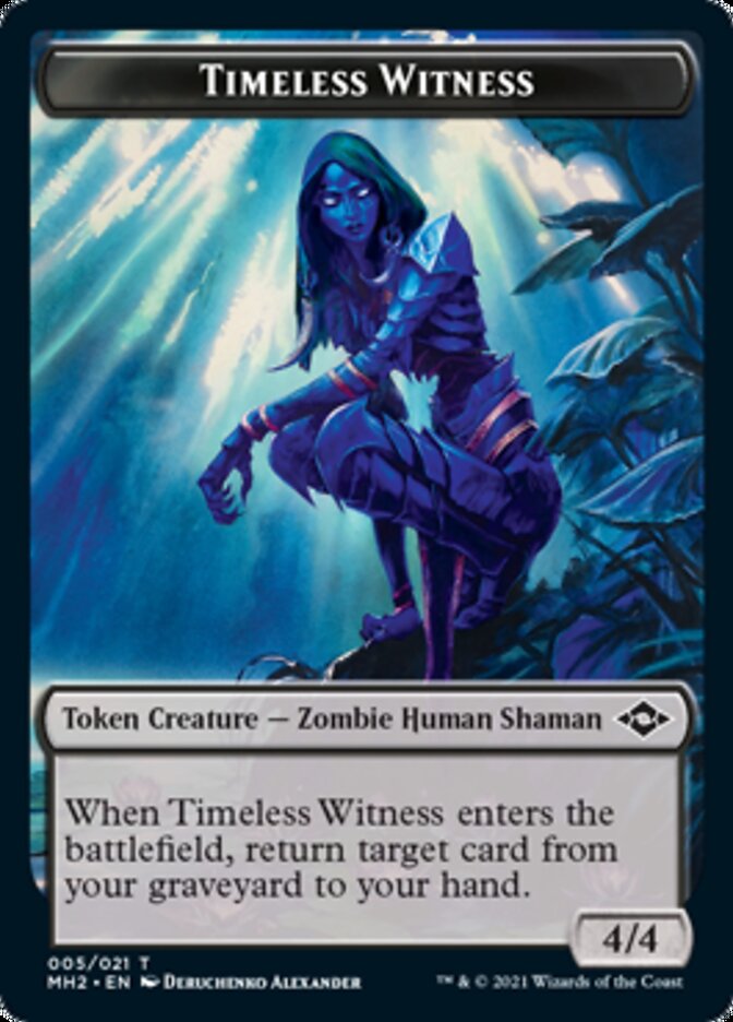 Timeless Witness Token [Modern Horizons 2 Tokens] | Cracking-Singles