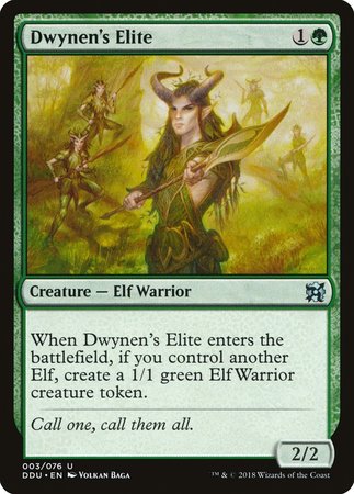 Dwynen's Elite [Duel Decks: Elves vs. Inventors] | Cracking-Singles