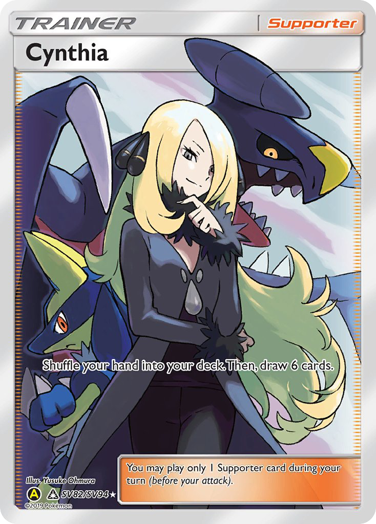 Cynthia (SV82/SV94) [Sun & Moon: Hidden Fates - Shiny Vault] | Cracking-Singles