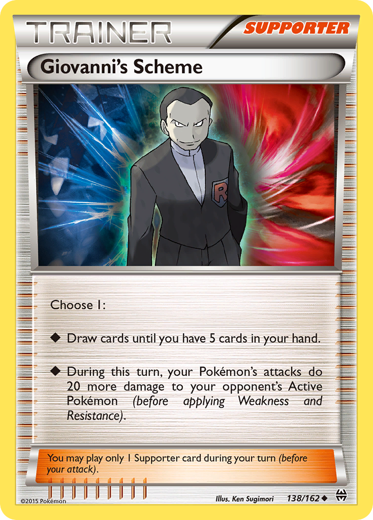 Giovanni's Scheme (138/162) [XY: BREAKthrough] | Cracking-Singles