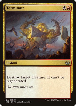 Terminate [Modern Masters 2017] | Cracking-Singles