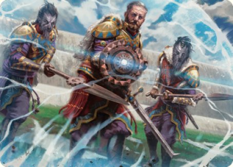 Argivian Phalanx Art Card [Dominaria United Art Series] | Cracking-Singles