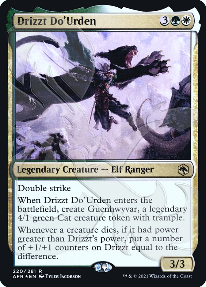 Drizzt Do'Urden (Ampersand Promo) [Dungeons & Dragons: Adventures in the Forgotten Realms Promos] | Cracking-Singles