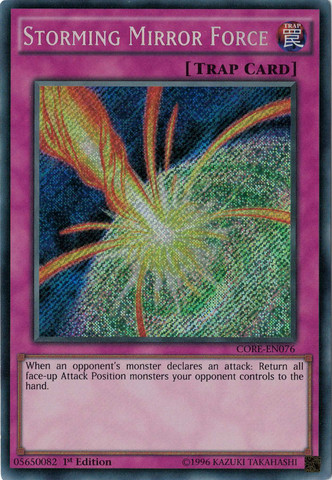 Storming Mirror Force [CORE-EN076] Secret Rare | Cracking-Singles