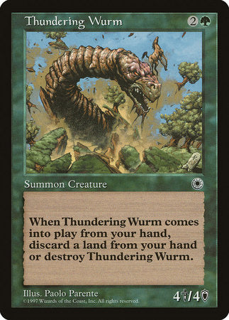 Thundering Wurm [Portal] | Cracking-Singles