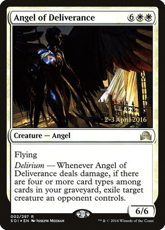 Angel of Deliverance [Shadows over Innistrad Promos] | Cracking-Singles