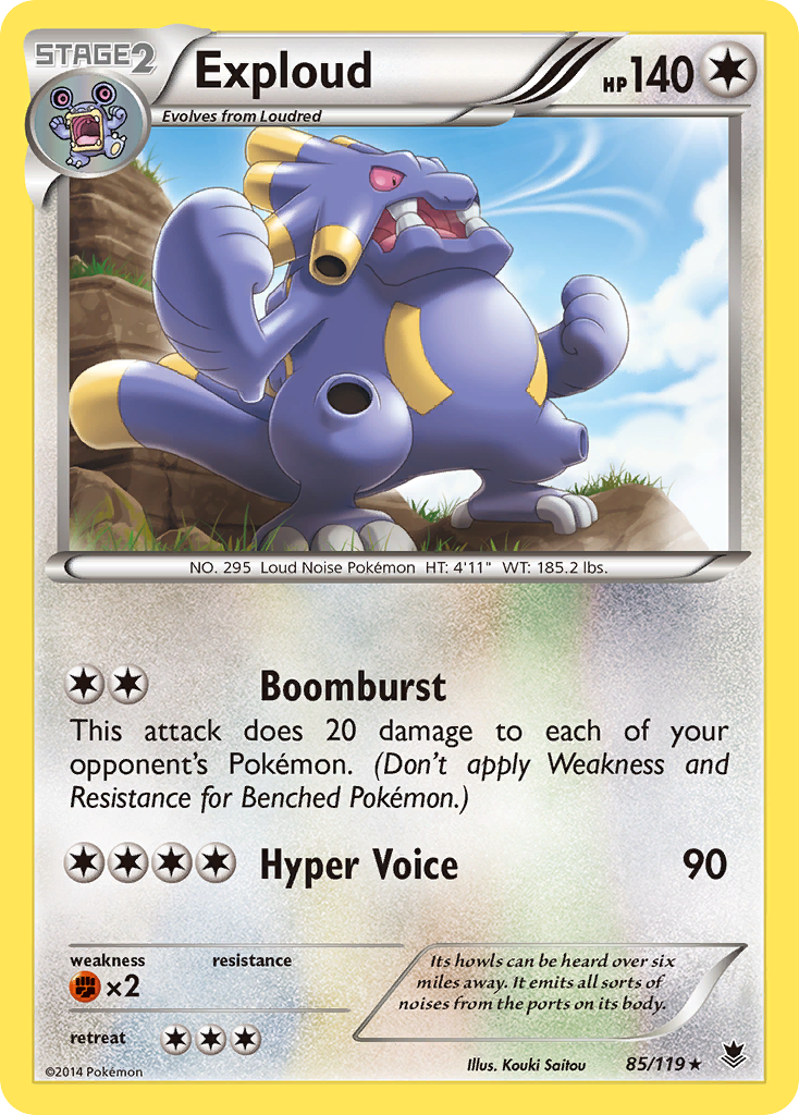 Exploud (85/119) [XY: Phantom Forces] | Cracking-Singles