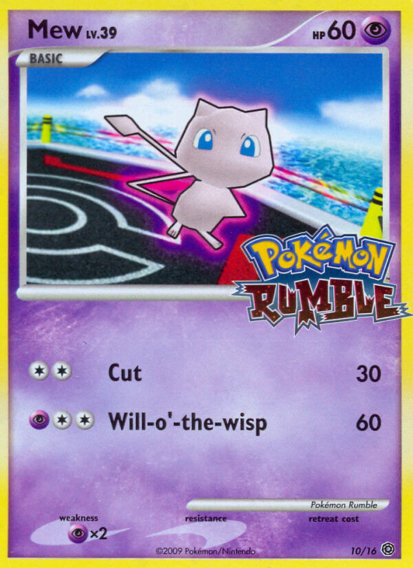 Mew (10/16) [Pokémon Rumble] | Cracking-Singles