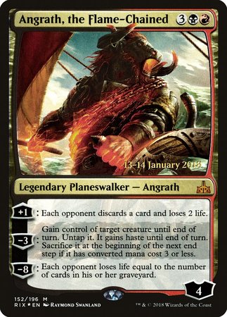 Angrath, the Flame-Chained [Rivals of Ixalan Promos] | Cracking-Singles