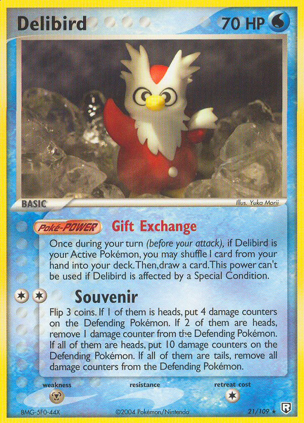 Delibird (21/109) [EX: Team Rocket Returns] | Cracking-Singles