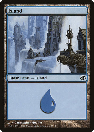 Island (33) [Duel Decks: Jace vs. Chandra] | Cracking-Singles