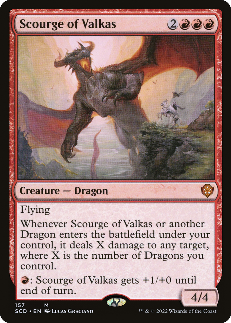 Scourge of Valkas [Starter Commander Decks] | Cracking-Singles