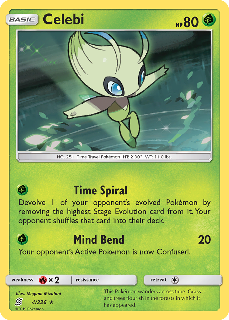 Celebi (4/236) [Sun & Moon: Unified Minds] | Cracking-Singles